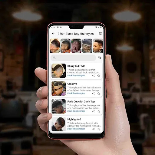 Скриншот 4 — 350+ Black Boy Hairstyles