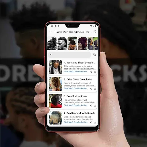 Скриншот 5 — Black Men Dreadlocks Hairstyle
