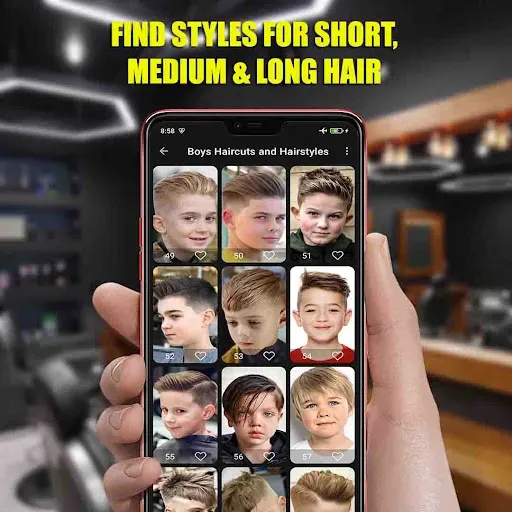 Скриншот 2 — Boys Haircuts and Hairstyles