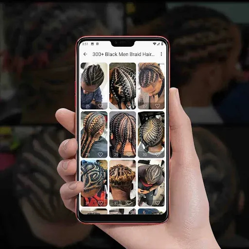 Скриншот 4 — 300 Black Men Braid Hairstyles