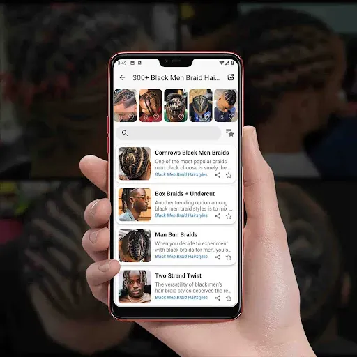 Скриншот 7 — 300 Black Men Braid Hairstyles