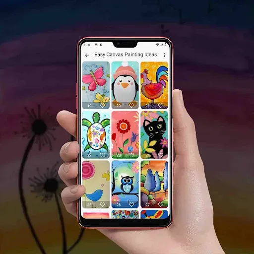 Скриншот 1 — Easy Canvas Painting Ideas