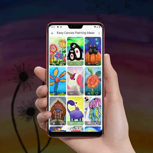 Скриншот 3 — Easy Canvas Painting Ideas