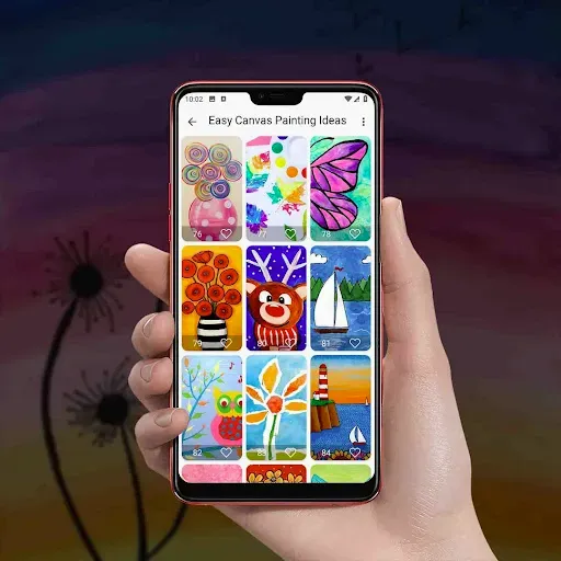 Скриншот 4 — Easy Canvas Painting Ideas