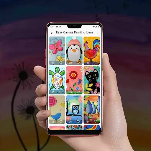 Скриншот 5 — Easy Canvas Painting Ideas