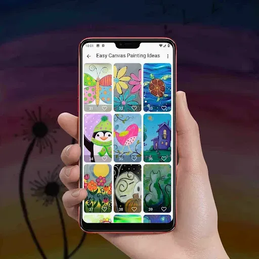 Скриншот 6 — Easy Canvas Painting Ideas
