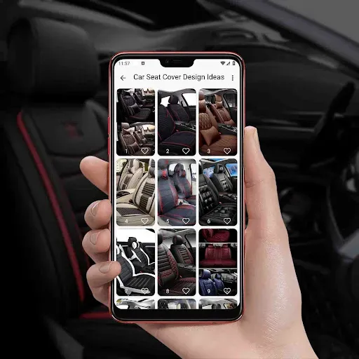 Скриншот 1 — Car Seat Cover Design Ideas