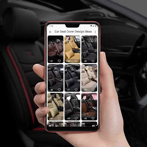 Скриншот 3 — Car Seat Cover Design Ideas