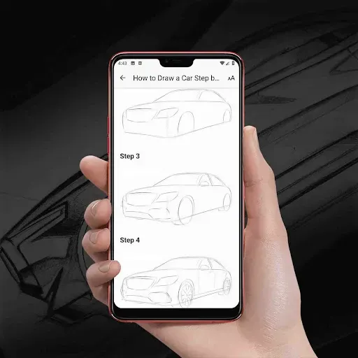 Скриншот 5 — Car Sketch Drawing