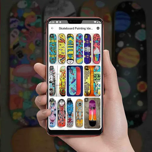 Скриншот 4 — Skateboard Deck Art Ideas