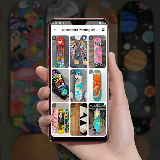 Скриншот 5 — Skateboard Deck Art Ideas