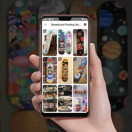 Скриншот 6 — Skateboard Deck Art Ideas