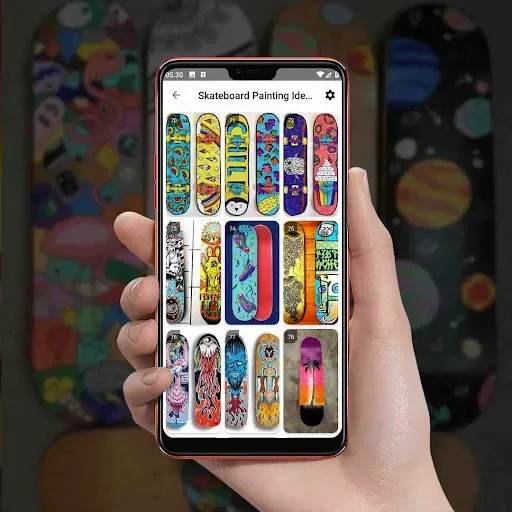 Скриншот 8 — Skateboard Deck Art Ideas