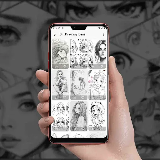 Скриншот 4 — Girl Drawing Ideas