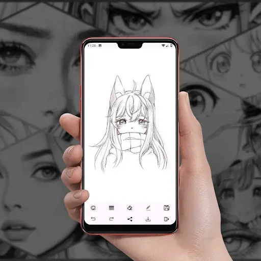 Скриншот 6 — Girl Drawing Ideas