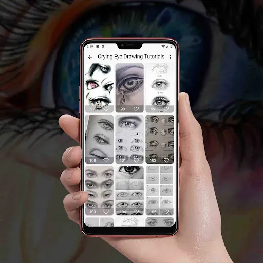 Скриншот 5 — Crying Eye Drawing Tutorials