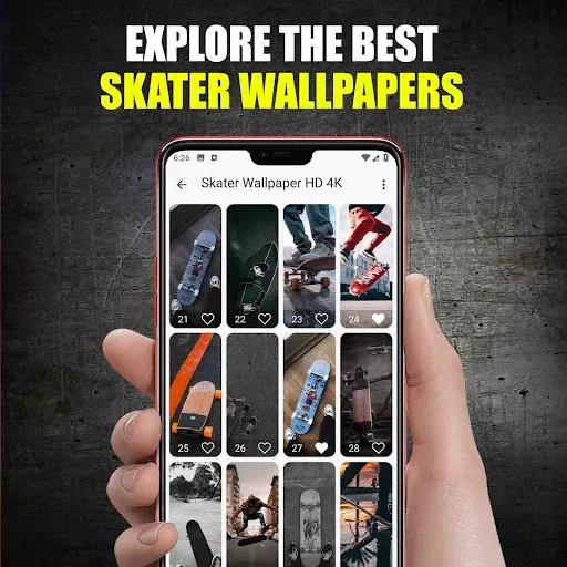 Скриншот 5 — Skater Wallpaper HD 4K