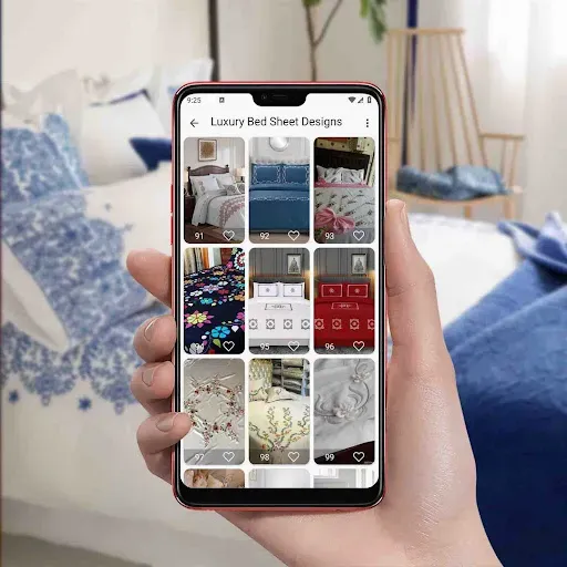 Скриншот 1 — Bed Sheet Design Ideas