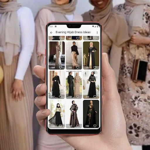Скриншот 4 — Evening Hijab Dress Ideas