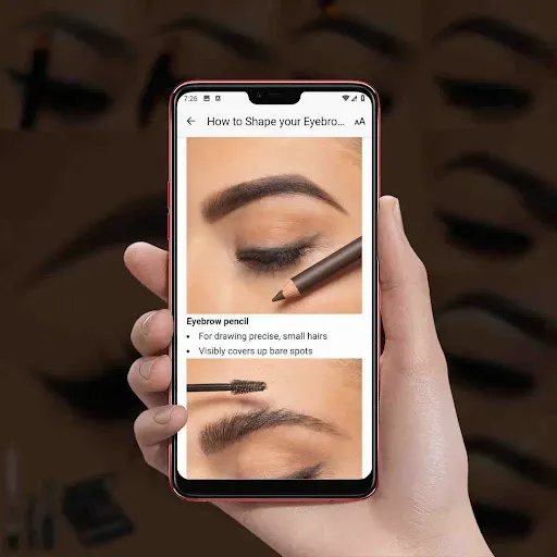 Скриншот 3 — Eyebrows Tutorial Step by Step