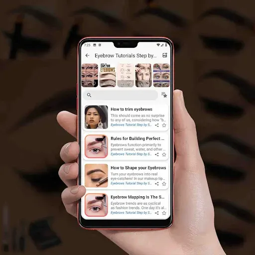 Скриншот 8 — Eyebrows Tutorial Step by Step