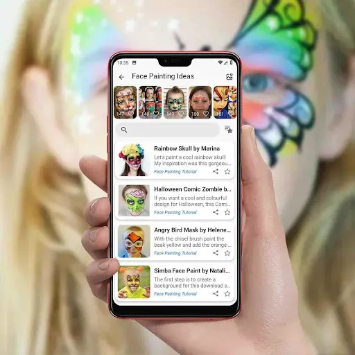 Скриншот 5 — Face Painting Ideas