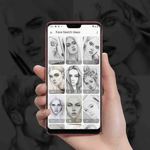 Скриншот 3 — Face Sketch Ideas