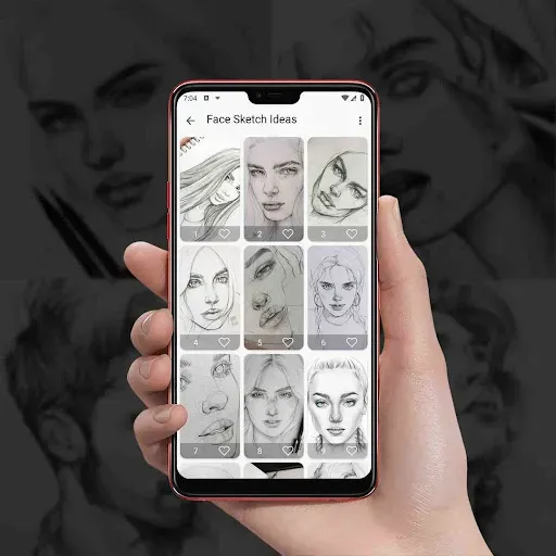 Скриншот 5 — Face Sketch Ideas