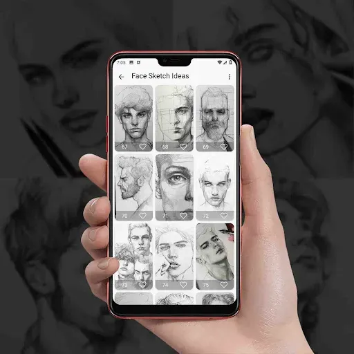 Скриншот 6 — Face Sketch Ideas