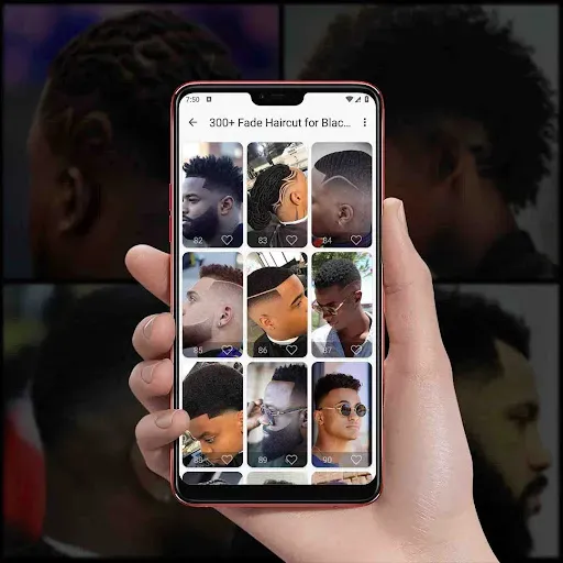 Скриншот 1 — 300 Fade Haircut for Black Men