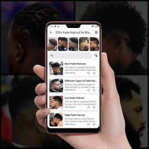Скриншот 4 — 300 Fade Haircut for Black Men