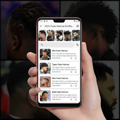 Скриншот 5 — 300 Fade Haircut for Black Men