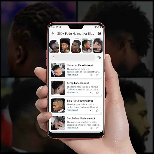 Скриншот 6 — 300 Fade Haircut for Black Men