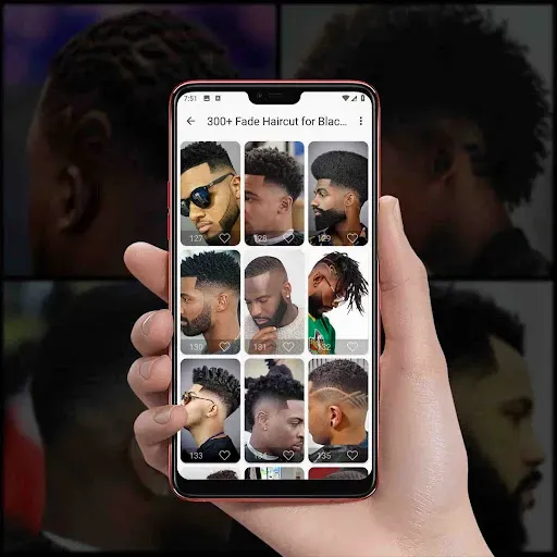 Скриншот 8 — 300 Fade Haircut for Black Men