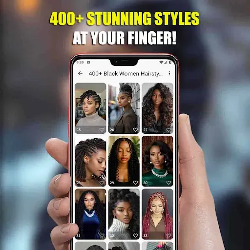Скриншот 1 — 400+ Black Women Hairstyles