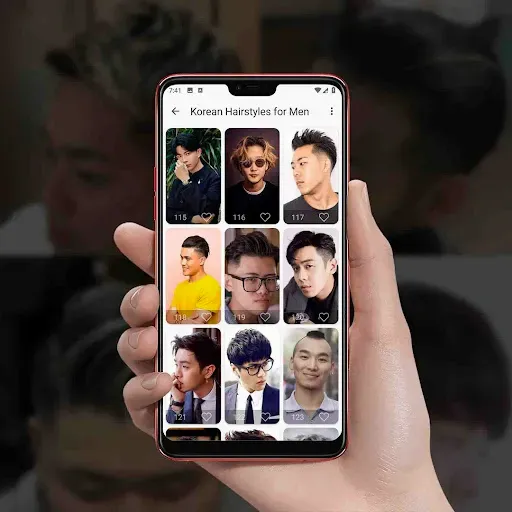 Скриншот 4 — Korean Hairstyles for Men