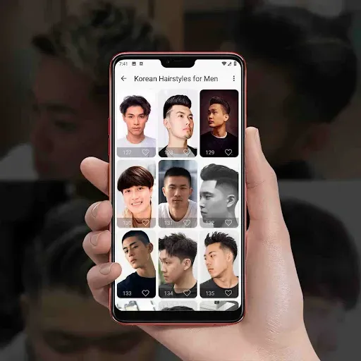 Скриншот 5 — Korean Hairstyles for Men