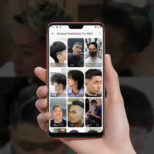 Скриншот 6 — Korean Hairstyles for Men