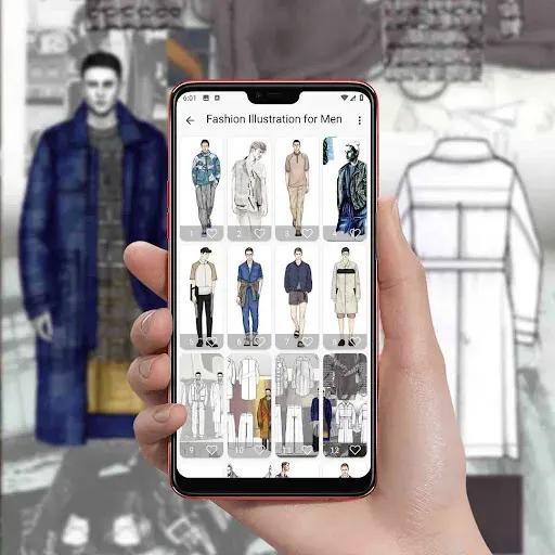 Скриншот 1 — Fashion Illustration for Men