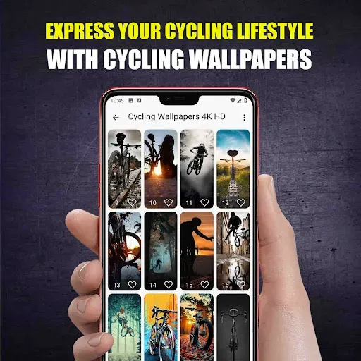 Скриншот 4 — Cycling Wallpapers 4K
