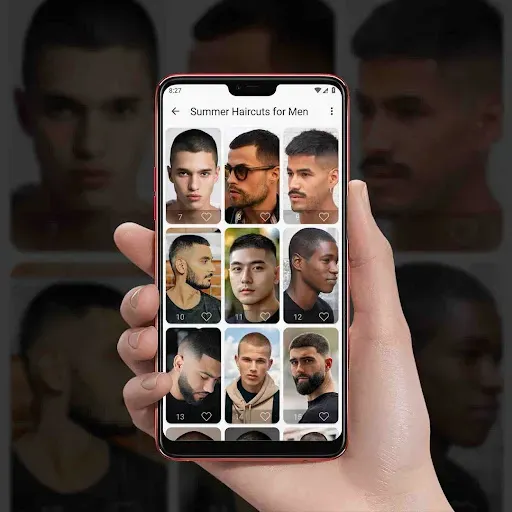 Скриншот 1 — Summer Haircuts for Men