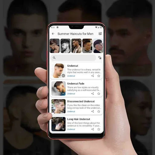 Скриншот 7 — Summer Haircuts for Men