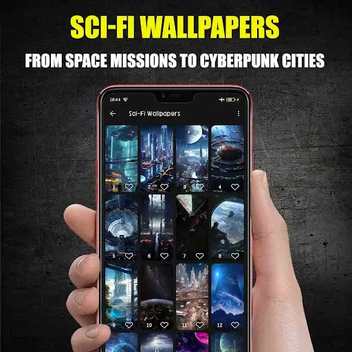 Скриншот 1 — Sci-Fi Wallpapers