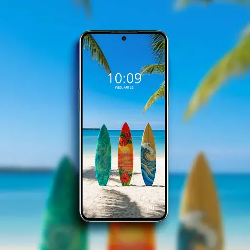 Скриншот 1 — Surfing Wallpaper HD