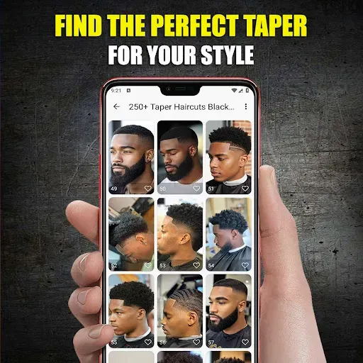 Скриншот 1 — 250+ Taper Haircuts Black Men