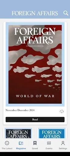 Скриншот 3 — Foreign Affairs Magazine