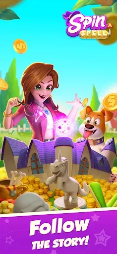 Скриншот 1 — Spin A Spell - Coin Tycoon