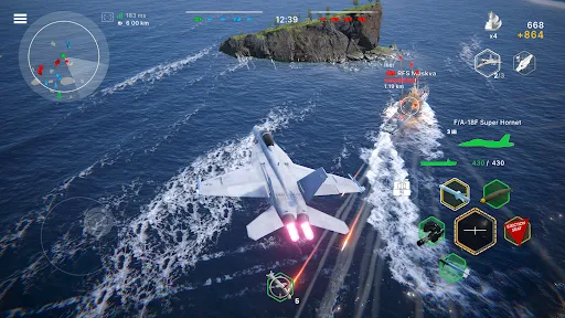 Скриншот 4 — Warships Mobile 2: Корабли pvp