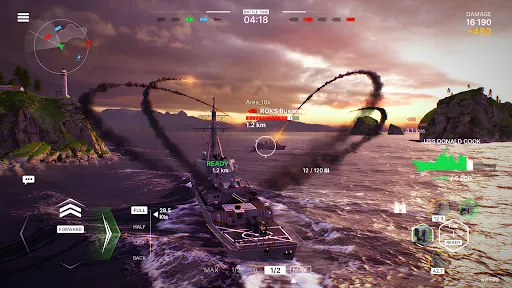 Скриншот 5 — Warships Mobile 2: Корабли pvp