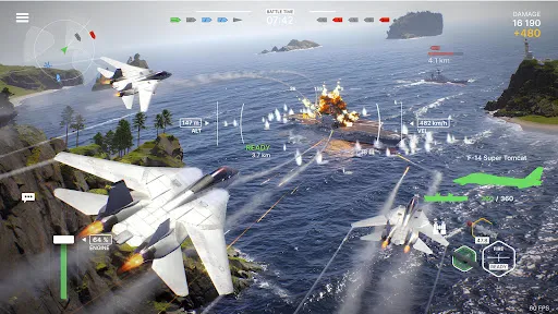 Скриншот 6 — Warships Mobile 2: Корабли pvp